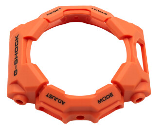 Bezel Casio GD-010-4 Lunette résine biosourcée rouge orangé