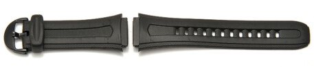 Bracelet de montre Casio p. W-210, résine noire