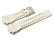 Bracelet de montre Casio pour GA-110C, GA-110C-7A, résine, blanche