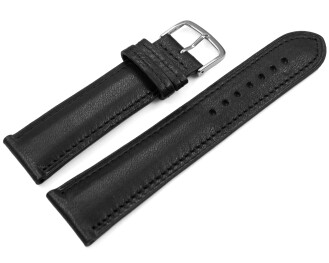 Bracelet montre noir cuir tanné...