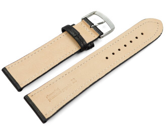 Bracelet montre noir cuir tanné...