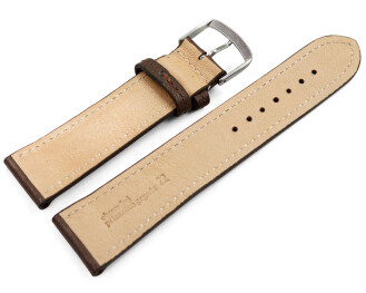Bracelet montre marron cuir tanné...