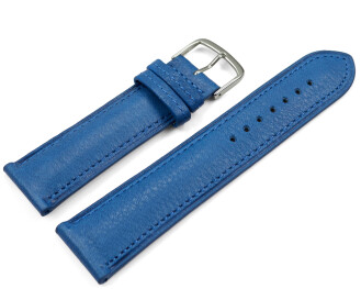 Bracelet montre bleu cuir tanné...