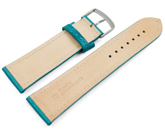 Bracelet montre turquoise cuir tanné...