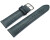XS Bracelet montre gris-bleu cuir tanné végétal légèrement rembourré 12mm - 22mm