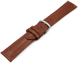XS Bracelet montre Châtaignier tanné végétal légèrement rembourré 12mm - 22mm