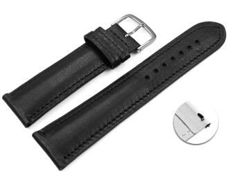 XL Bracelet montre échange rapide noir cuir...