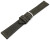 Bracelet de montre gris foncé velours rugueux 18mm 20mm