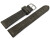 Bracelet de montre gris foncé velours rugueux 18mm 20mm