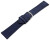 Bracelet de montre Bleu marine velours rugueux 18mm 20mm