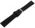 XS Bracelet de montre noir velours rugueux 18mm 20mm