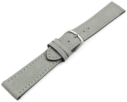 XS Bracelet de montre gris clair velours rugueux 18mm 20mm