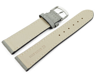 XS Bracelet de montre gris clair velours rugueux 18mm 20mm