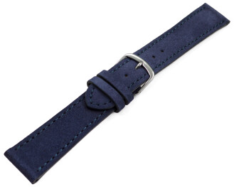 XS Bracelet de montre Bleu marine velours rugueux 18mm 20mm