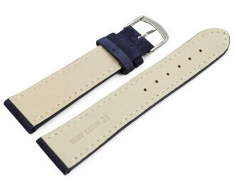 XS Bracelet de montre Bleu marine velours rugueux 18mm 20mm