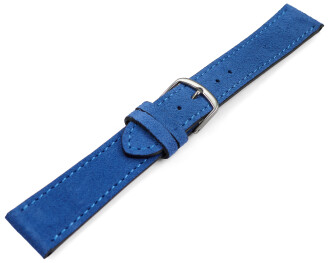 XS Bracelet de montre Bleu roi velours rugueux 18mm 20mm