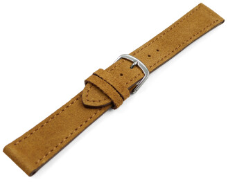 XS Bracelet de montre marron clair velours rugueux 18mm 20mm