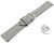 Bracelet de montre échange rapide gris clair velours rugueux 18mm 20mm