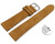 Bracelet de montre échange rapide marron clair velours rugueux 18mm 20mm
