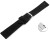 XL Bracelet de montre échange rapide noir velours rugueux 18mm 20mm