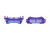 Lot de 2 embouts Casio GBD-200SM-1A6 Pièces intermédiares lilas