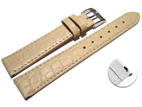 Bracelet montre échange rapide cuir de veau...