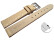 Bracelet montre échange rapide cuir de veau modèle Safari sand 12mm 14mm 16mm 18mm 20mm 22mm