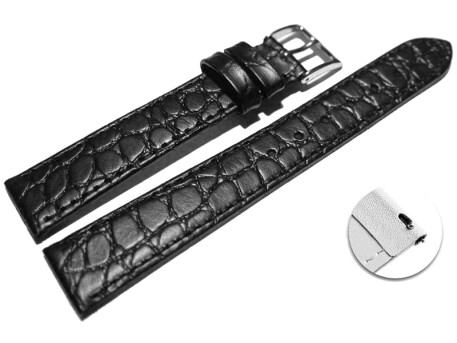 Bracelet montre échange rapide cuir de veau...