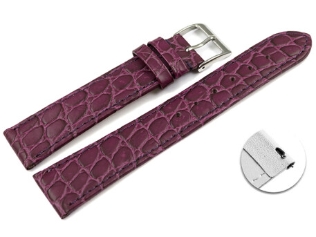 Bracelet montre échange rapide cuir de veau...