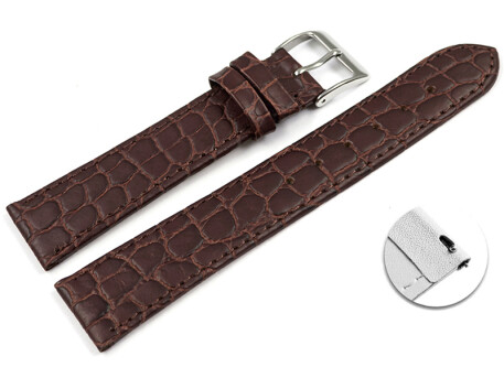 Bracelet montre échange rapide cuir de veau...