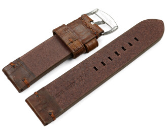 Bracelet de montre Old Vintage marron foncé 20mm 22mm 24mm