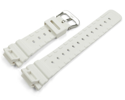 Bracelet montre Casio GW-5000HS-7 résine blanche