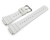 Bracelet montre Casio GW-5000HS-7 résine blanche
