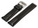 Bracelet de montre Festina pour F16363, cuir, noir, couture claire