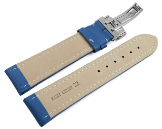 Bracelet montre déployante cuir lisse...