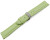 Bracelet montre déployante cuir lisse rembourré pistache 18mm 20mm 22mm 24mm