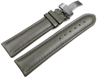 Bracelet montre déployante cuir lisse...