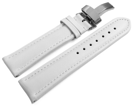 Bracelet montre déployante cuir lisse...