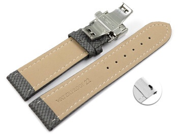 Bracelet montre échange rapide boucle papillon...