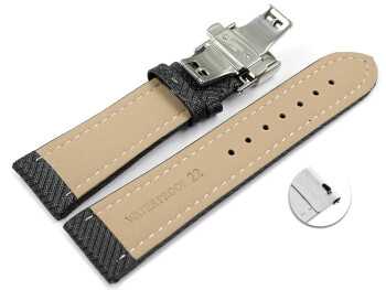 Bracelet montre échange rapide boucle papillon...