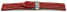 Bracelet montre échange rapide déployante papillon cuir grain croco rouge 18mm 20mm 22mm 24mm 26mm 28mm