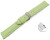 Bracelet montre échange rapide déployante cuir lisse rembourré pistache wN 18mm 20mm 22mm 24mm