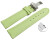 Bracelet montre échange rapide déployante cuir lisse rembourré pistache wN 18mm 20mm 22mm 24mm