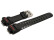 Bracelet de montre Casio p. G-Shock GX-56, GXW-56, résine, noire