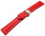 Bracelet montre déployante papillon cuir lisse rouge wN 18mm 20mm 22mm 24mm 26mm 28mm