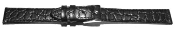 Bracelet montre cuir de veau modèle Safari noir 12mm 14mm...