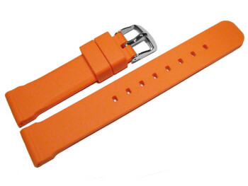Bracelet de montre - silicone - extrafort - orange
