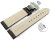 Bracelet montre échange rapide papillon cuir grainé brun foncé 18mm 20mm 22mm 24mm 26mm 28mm