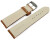 Bracelet de montre rembourrage épais lisse brun clair 18mm 20mm 22mm 24mm