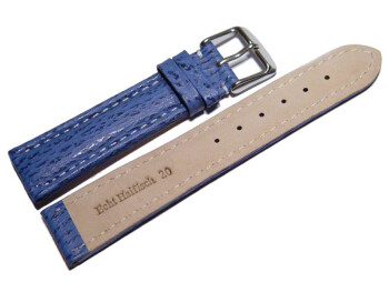 Bracelet de montre - requin véritable - bleu...